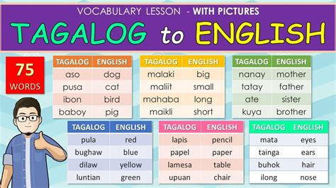 tagalog of word